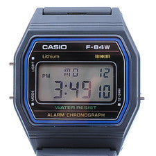 [Nuevo] Casio F-84W-1QJH Negro Luz Hombre Reloj Digital Estándar