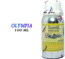 Aceite de perfume concentrado Surrati Olympia, envasado de 100 ml, aceite Attar.