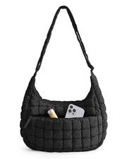 Bolso Bandolera Acolchado Ligero Puffer Cartera Hombro Hobo Viaje Diario