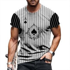 Camiseta Hombre Moda Gráfica Manga Corta C Fitness Informal Vintage Suave Camiseta