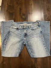 Nuevo Jean Hollister Hombre Talla 32x32 Estilo 108804 Pierna Recta
