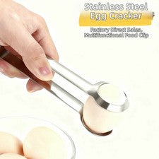Clip de huevos Alicates de cocina para huevos cocidos Mango ergonómico Diseño de respaldo de resorte