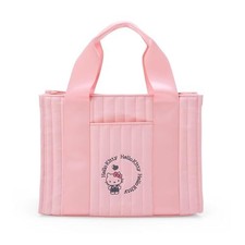 Bolso de Mano Acolchado Sanrio Rosa Hello Kitty - Lindo y Espacioso Japón Nuevo