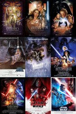 Arte de pared impresión emoción aventura película Star Wars decoración del hogar - PÓSTER 20x30