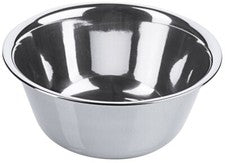 Cuenco, cuenco de cocina, borde rebordeado, acero inoxidable, 0,5-10 litros a elegir