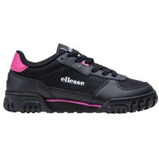 ELLESSE MUJER TANKER CUPSOLE ZAPATILLAS ZAPATOS ZAPATILLAS NEGRO ROSA RETRO NUEVO NUEVO CON ETIQUETAS