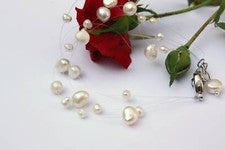 BAF perlas de agua dulce joyería pulsera de perlas joyería de brazo pulsera joyería nupcial fgds