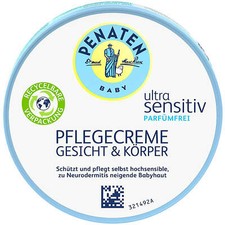 100 ml Penaten Crema Cuidado Rostro y Cuerpo Ultra Sensible Sin Perfume Protege