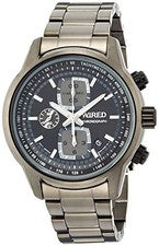 Seiko WIRED Reflection AGAV113 Negro Cronógrafo Estilo Reloj de Cuarzo JAPÓN ...