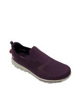 Skechers GO WALK Viaje Estrás Sin Cordones Blingy Glam Ciruela