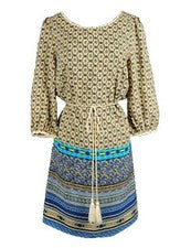 NUEVO Vestido Ezra Boutique Para Mujer Boho Columpio Cambio Flecos Crochet Encaje S M L