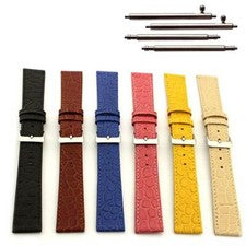 Correa de reloj de cuero de liberación rápida 12 14 16 18 20 22 Croco Arizona MM