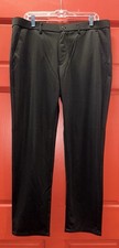 Pantalones de vestir negros de moda Vogue Signature para hombre talla 36