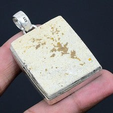 Colgante de joyería de plata 925 hecho a mano de piedras preciosas...