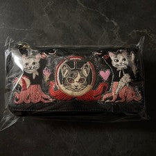Yuko Higuchi GUSTAVE Bolso Cartera Negro Cuero Oveja Boris Zakkaten
