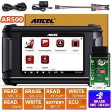 ANCEL AR500 Clear Air-bag Module SRS Crash Data Reset Code Reader OBD2 Scanner