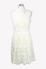 Vestido mujer Karen Millen talla 38 (Reino Unido 12) multicolor NUEVO algodón vestido etuikleid