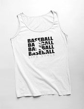 Camiseta sin mangas para hombre Camiseta estilo de vida de béisbol Jugador Entrenador Regalo Softbol Amante Camiseta