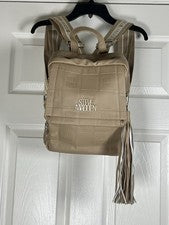 Mochila Steve Madden para mujer color tostado tamaño mediano nueva sin etiquetas película protectora todavía en cremalle