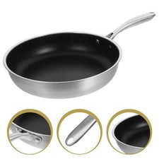 Sartén para utensilios de cocina de acero inoxidable sartenes de panal Honeycoomb