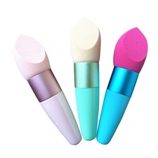 Esponja de Maquillaje con Mango Base de Setas Esponjas Faciales para Belleza