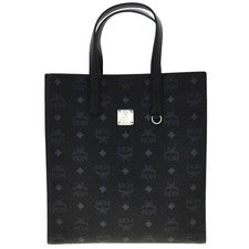 Bolso de Mano MCM Damas Mediano Aren en Visetos - Negro MMTCSKC03BK001