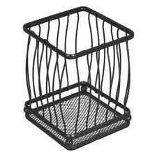 Organizador de mostrador de cocina - Soporte de utensilios de metal para el hogar
