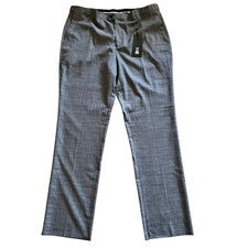 Traje Pantalones a Cuadros Stacy Adams 42 Para Hombres Gris Pantalones Trabajo Oficina Boda Evento Nuevo