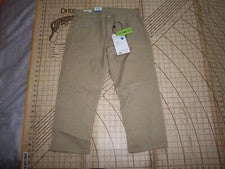 PANTALONES HOMBRE JAPONÉS STOCK TALLA 28 505 REGULAR RECORTADOS ELÁSTICOS BEIGE - NUEVOS CON ETIQUETAS