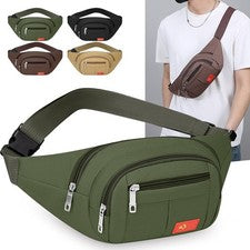 Cinturón para correr impermeable de EE. UU. Riñonera Bolsa para cintura Exterior Camping Senderismo Bolsa con cremallera