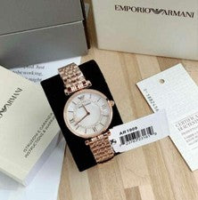 MONTRE Femme EMPORIO ARMANI AR1909 Plaquée or rose Cadran en Nacre. 249,00€ NEUF