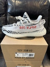 Tenis Adidas Yeezy Boost 350 V2 Zebra CP9654 Kanye West de caña baja para hombre