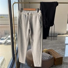 Pantalones largos informales de cintura elástica de primavera y verano para hombre deportes moda