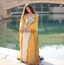 Vestido tradicional D144 Marroquí Kaftán Elegante Farasha Étnico Abaya