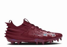 Botines de fútbol Under Armour Blur 2 MC para hombre talla 14 rojo granate 3027978-602