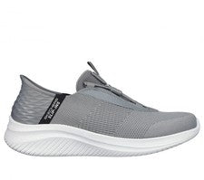 Skechers Para Hombre Ultra Flex 3.0 - Finnik Zapatillas Sin Cordones Gris/Negro - 232405-GYBK