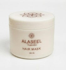 Mascarilla capilar Alaseel crema aceites naturales reparación profunda e hidratación trata daños 350 ml