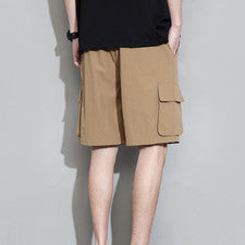 Pantalones Cortos Para Hombre Moda Nuevos Ropa de Verano Sueltos Informales Deportes Pantalones de Cinco Puntos
