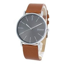 Reloj SKAGEN Signatur para hombre en cuero gris y marrón (SKW6578)