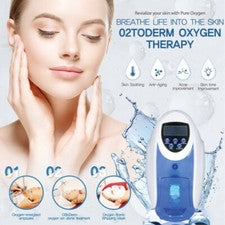 LED Cuidado de la Piel Facial O2To Derm Oxígeno Chorro Terapia Domo Máscara Máquina de Pulverización de Oxígeno