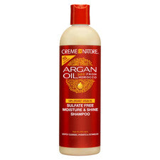 Champú Creme of Nature aceite de argán sin sulfatos 354 ml cuidado del cabello