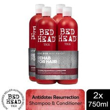 Champú y acondicionador Bed Head by TIGI Resurrection Duo, 750 ml [Compra 2]
