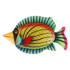 Arte de pared decoración de peces decoraciones tropicales para colgar en casa