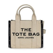Mini bolso de mano para mujer Marc Jacobs The Jacquard, arena cálida, tostado, gráfico, talla única