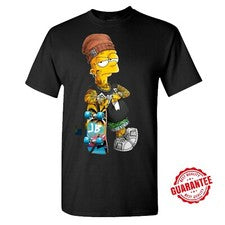 Camiseta Disney, Camiseta Simpson, Camisa Disney, Cartón Simpson Unisex Camiseta Personalizada
