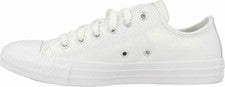 Zapatillas Converse Chuck All Star OX Niños Cuero Blanco Brillante Iridiscente Talla 3.5