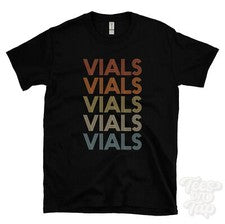 CAMISETA ESTILO RETRO REPETIDOS FRASCOS Hombre y Mujer Novedad Genial Nombre Regalo