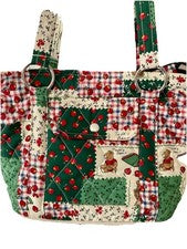 Bolso de hombro para mujer hecho a mano estilo rural roble plateado herrajes abuela