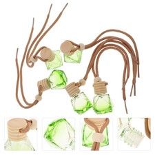 Botella de perfume recargable para automóvil de 5 piezas de 8 ml botella de aromaterapia de fragancia vacía