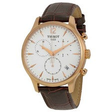 Reloj Hombre Tissot T063.617.36.037.00 Tradition Esfera Blanca 42 mm Nuevo